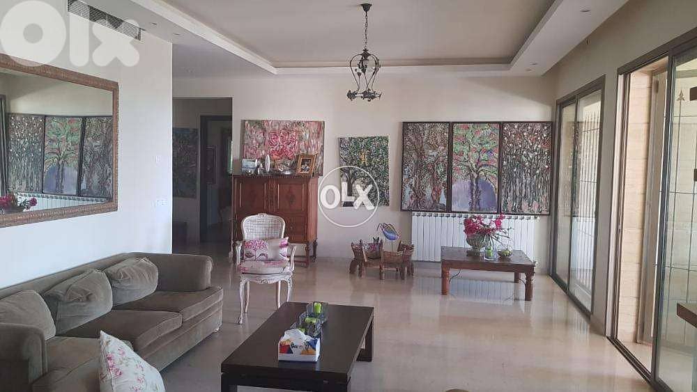 L08730 - Apartment For Rent with Garden and Terrace in Baabdat 0