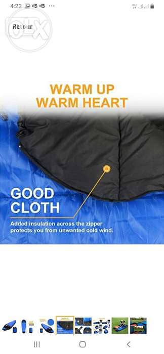 Sac Couchage léger pour Adulte Camping 100% imperméable/4$ delivery 3