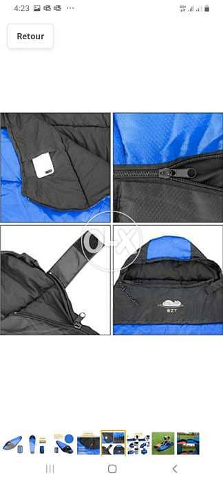 Sac Couchage léger pour Adulte Camping 100% imperméable/4$ delivery 4