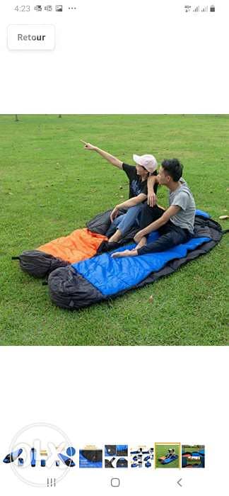 Sac Couchage léger pour Adulte Camping 100% imperméable/4$ delivery 6