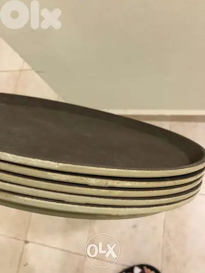 SUNNEX Non Slip Fibreglass Round Bar Tray 40.5cm/16" صينية مطعم