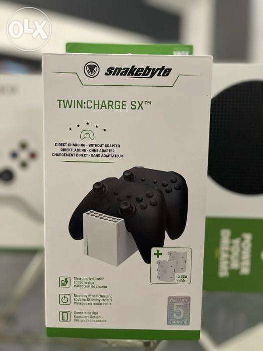 Xbox Series S + 4 Controllers + Battery Pack 1