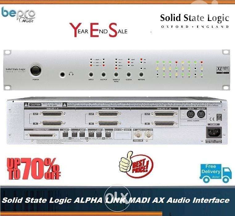 Solid State Logic XLogic Alpha-Link MADI AX,Used like new 0