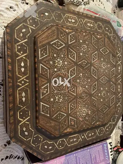 Octagon Wooden Mosaic Box