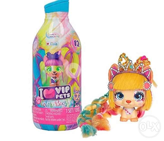 VIP Pets Color Boost - Includes 1 VIP Pets Doll, 9 Surprises, 6 Access 0