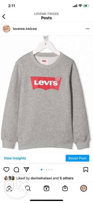 levi’s logo pullover( authentic) 0
