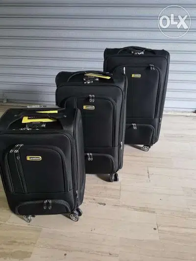 Original Presiland Luggage Set Soft cover Black