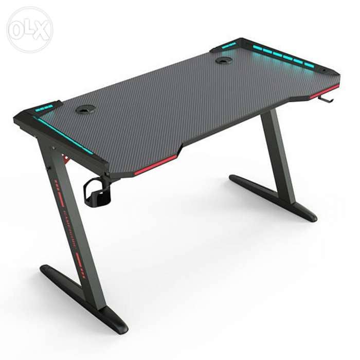 Meetion Z8 Gaming Desk with Led Lights 120cm and 100cm 0