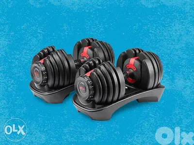 ADVG 24kg Adjustable Dumbbells Pair (48kg)