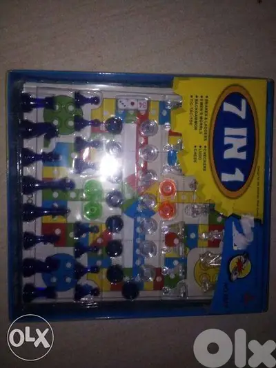 Seven in one kids board games new