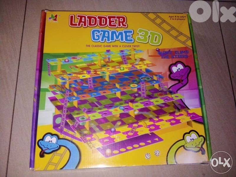 Snakes & ladders 3d board game 0