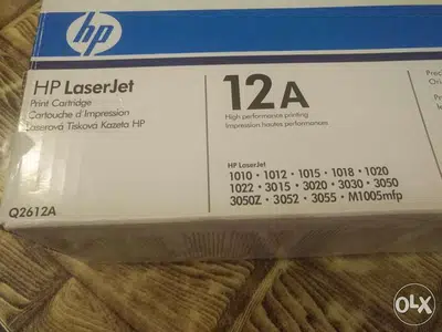 HP laser jet black ink cartridge