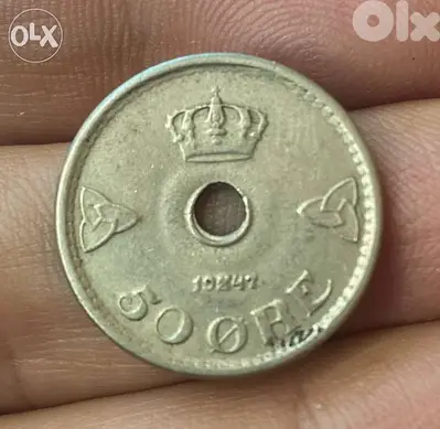 عملة ٥ اوري النروج سنة ١٩٤٧