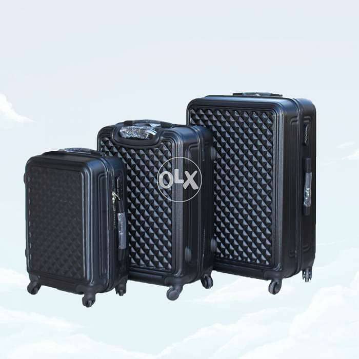 Swiss Suitcase set black 76-969O37 0