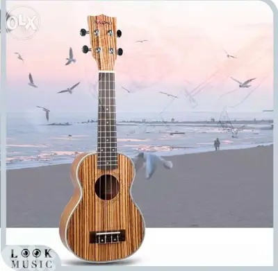 ukulele zebra wood soprano size
