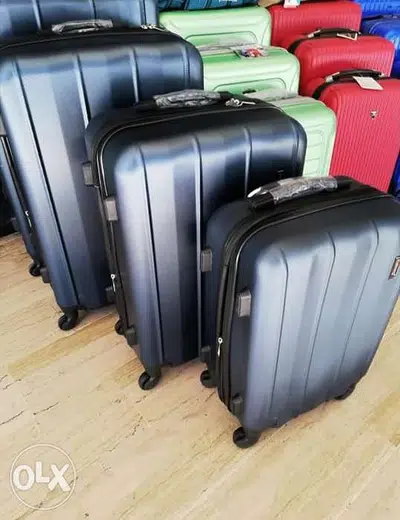 Original Swiss Travel Suitcase set 76-969O37