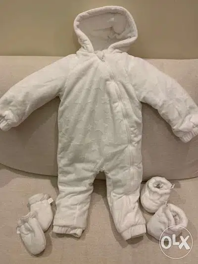 Baby Winter fleece jumpsuit