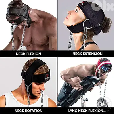 Neck harness for weight lifting