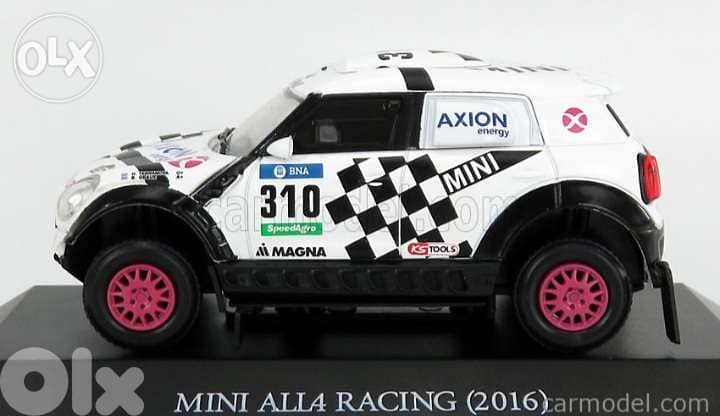Mini All4 Rallye Dakar '16 diecast car model 1:43. 1