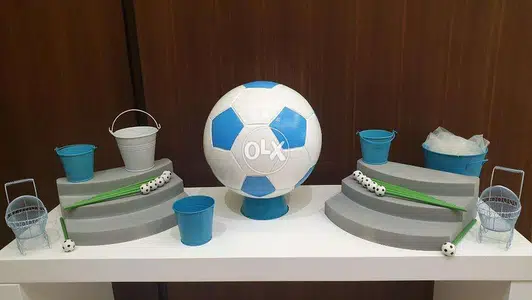 Chocolate Table Boy Newborn or Birthday - Football Theme Decoration