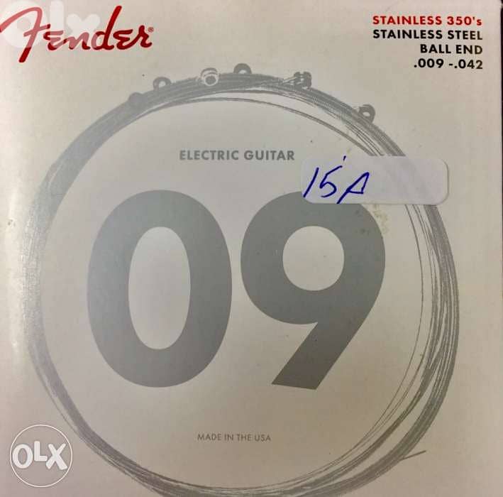 Electric strings fender daddario 4