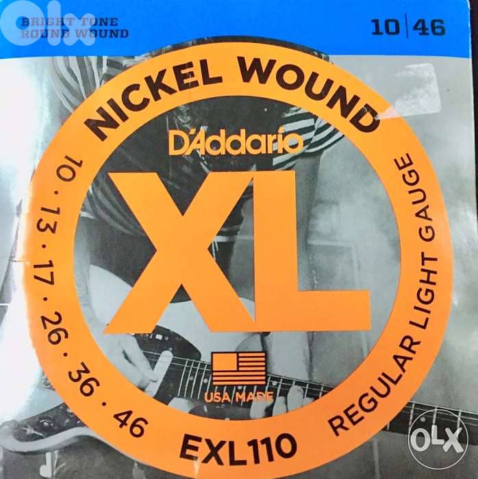 Electric strings fender daddario 3