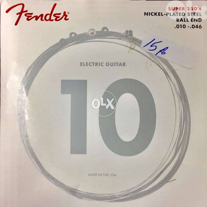 Electric strings fender daddario 1