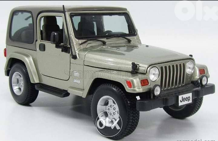 Wrangler Sahara diecast car model 1:18. 3