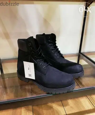 60% off Timberland Boots Black Real Leather 76-969O37