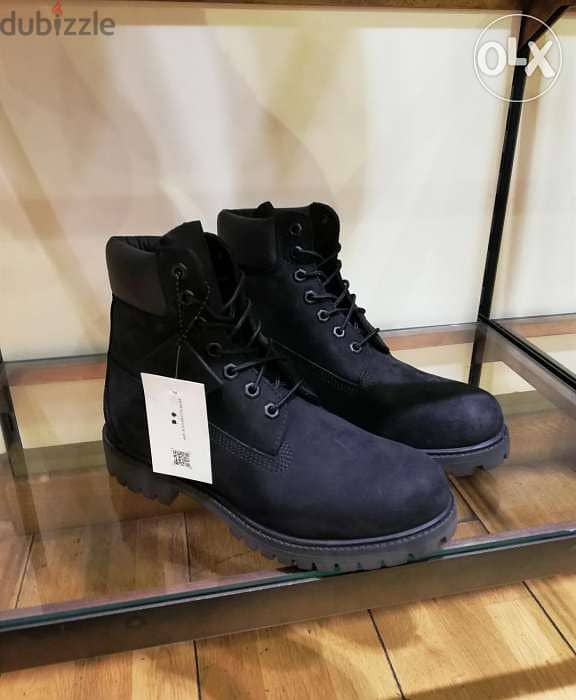 60% off Timberland Boots Black Real Leather 76-969O37 0