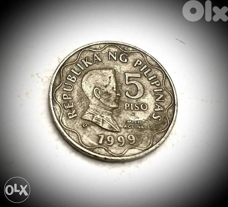 Philippines 5 Piso 1999 coin 1