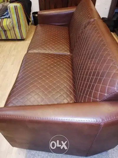 Genuine leather sofa
