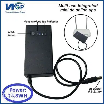 Mini UPS, Converter Cables DC, power bank