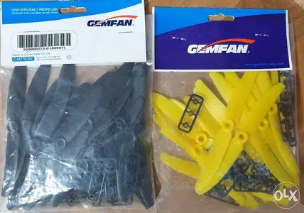 Gemfan 5030 Yellow / Black QuadCopter Propeller, FPV, Drone, RC