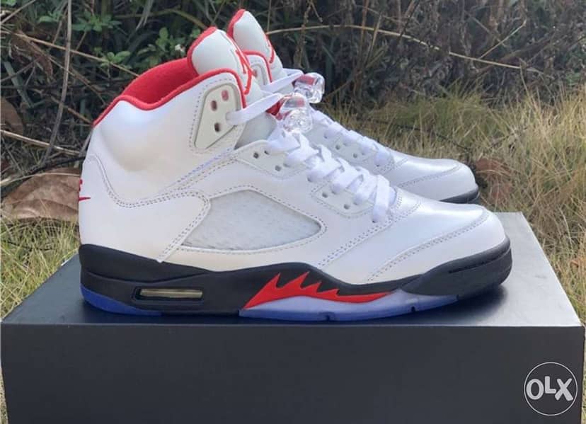 Fire Red Nike Air Jordan 5 nwa 76-969O37 0