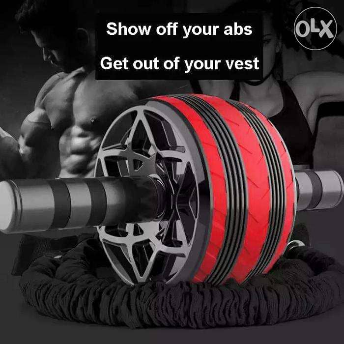 AB Roller Wheel, 6-Pack & Oblique Trainer, Tight-Fit Physique Trainer 1