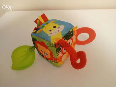 NEW - Mothercare toy - Cute animal safari teething cube - marketRate