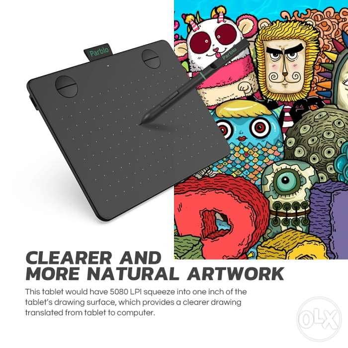 Parblo A640 Drawing Tablet (Wacom) 0