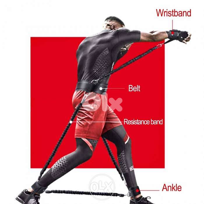 Boxing training resistance bands set 2