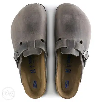 Birkenstock Boston DuskyGrey Genuine Leather 76-969O37