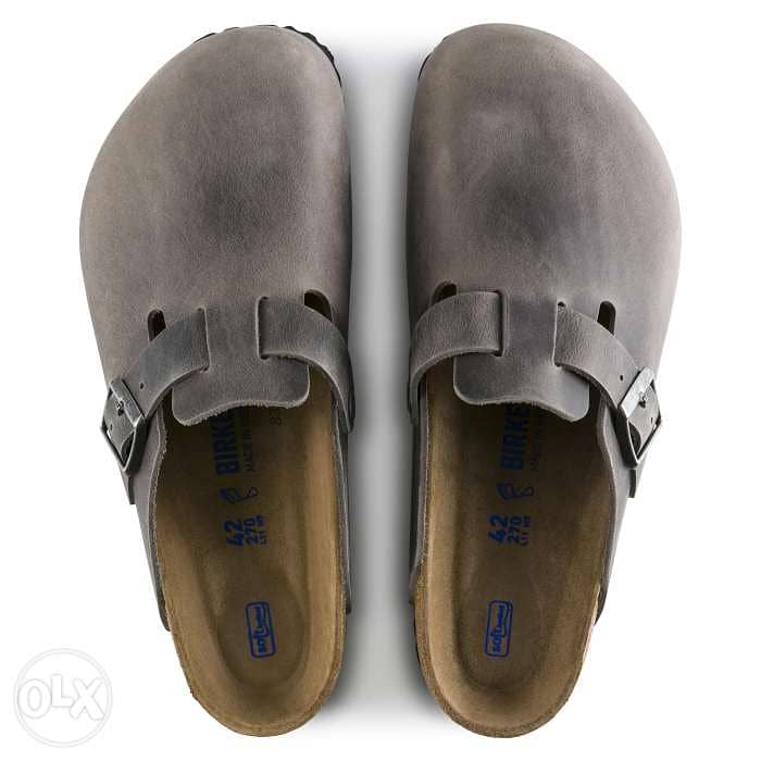 Birkenstock Boston DuskyGrey Genuine Leather 76-969O37 0
