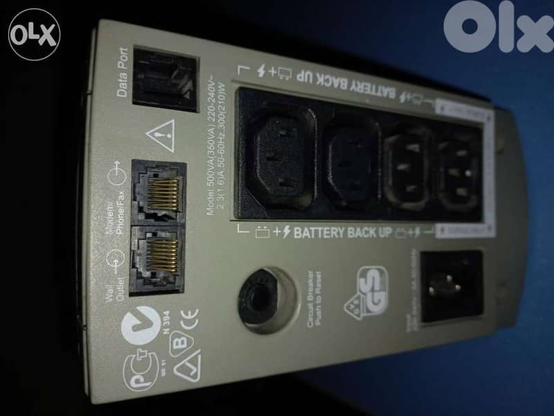 APC BACK-UPS 500VA/300W 1