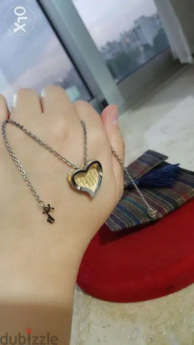 Anthony Bonja Heart shaped necklace