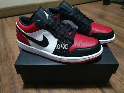 70%OFF Air Jordan 1 Low Bred toe 76-969O37