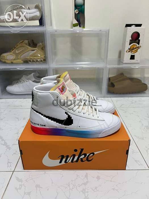 Authentic Nike Blazer Mid at clearance discount details 76-969O37 2