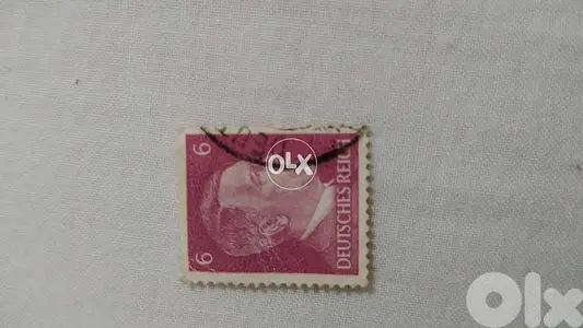 Nazi Hitler German Deutschland Stamp World War II