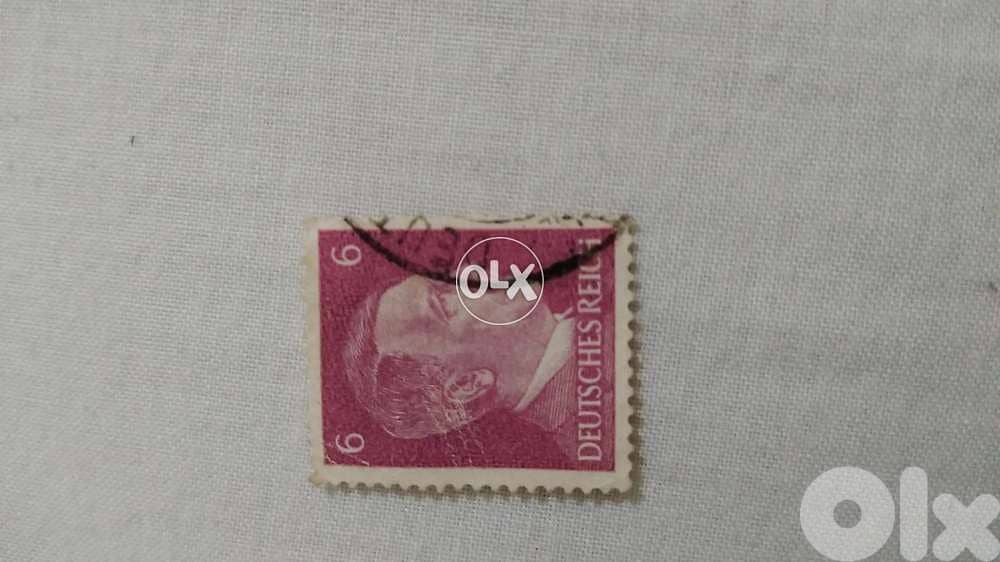 Nazi Hitler German Deutschland Stamp World War II 0
