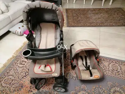 stroller + baby relax