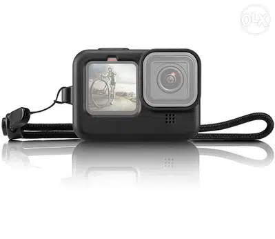 Silicone Cover For Gopro Camera Hero 13 / 12 / 11 / 10 / 9 + lens cap