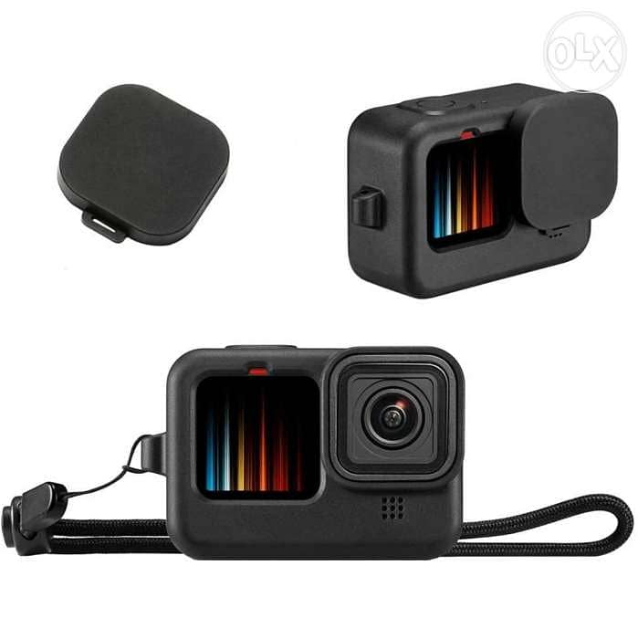 Silicone Cover For Gopro Camera Hero 13 / 12 / 11 / 10 / 9 + lens cap 5